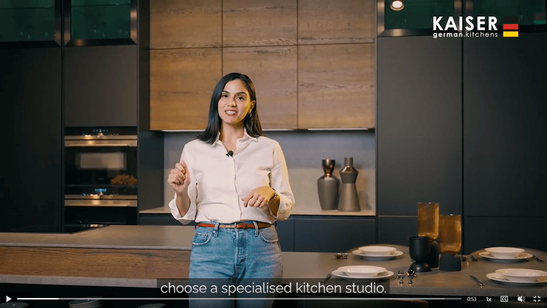 Video ad campaign for Kaiser Kitchens Dubai